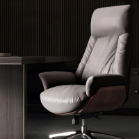 Computer chair, home office chair, ergonomic chair, boss chair, lifting swivel chair, cowhide chair, president chair