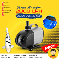 Pompa Mesin Air Celup Filter Aquarium Kolam Ikan Low Watt Tank Submersible Hidroponik Hydroponic Wat