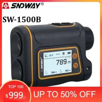 Temukan Range Finder SNDWAY SW-1500B Telescope 1500m Laser Distance Meter SW1500B Monocular Golf Met
