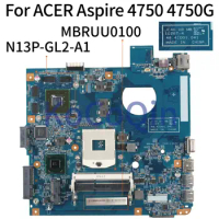 KoCoQin Laptop motherboard For ACER Aspire 4750 4750G 4752G 4755G Mainboard 10267-4 48.4IQ01.041 MBRUU0100 HM65 N13P-GL2-A1
