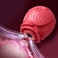 Vacuum Sucking-Rose Vibrator For Women Nipples Clitoris Stimulator Clit Sucker Massager Sex Toys Goods for Female Adults