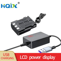 HQIX for Canon PowerShot G9 S70 S80 ELURA 50 60 65 70 80 85 90 MV800 900 Camera ACK-DC20 NB-2L Virtual Battery USB Power Adapter