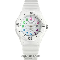 CASIO卡西歐 夏日繽紛全白電子手錶腕表 女孩小巧運動錶款 有保固【NE1280】原廠公司貨