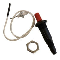 1 Set Push Button Gas Grill Replacement Piezo Ignition Generator With Mount Oven Gas Heater Grill BBQ Baking Parts Accessories