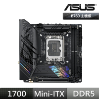 【ASUS 華碩】ROG STRIX B760-I GAMING WIFI DDR5 主機板+Intel I7-12700K 12核/20緒(M+C 組合包)
