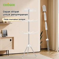 VATIRI x COOGER Rak Jemuran 3 Susun Rak Jemuran Bayi Rak Jemuran Pakaian Drying Rack Laundry