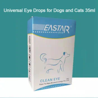 Dog and cat universal eye drops 35ml pet eye drops to remove tears cataract eye feces cat and dog eye drops