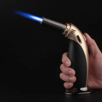Jobon Blow Torch Jet Lighter Butane Refillable Windproof Flame Lock Adjustable Cigar Lighters