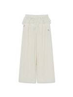 กางเกงขายาว ผู้หญิง  Sportive Ruffle Layered Wide Flare Pants รุ่น 3FWPB4363 50CRS สีครีม