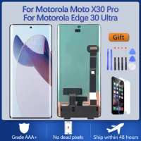 Tested OLED For Motorola Moto X30 Pro XT2241-1 LCD Display Screen Touch Digitizer For Moto Edge 30 Ultra XT-2201 LCD Display