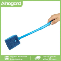 A Great  Aquarium Fish Tank Glass Plant Cleaning Brushes Floating Clean Window Algae Scraper Sponge 