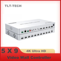 4K/60HZ HDMI Video Wall Controller 5x9 RS232 HDMI Video Wall Controller with Loop out