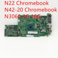 Motherboard For Lenovo N22 Chromebook/N42-20 Chromebook Laptop Mainboard N3060 UMA 2G 16G 5B20L25527 5B20N08016