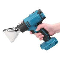 Cordless Hot Air Gun Power Tool Temperatures Adjustable with 2 Nozzles Electric Heat Gun for 18V Lithium Battery（Not included）