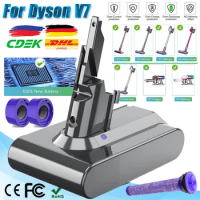 For Dyson Battery V7 21.6V 6.0Ah Replacement Battery For Vacuum Cleaner V7/SV11 Motorhead Pro V7 Trigger For Dyson V7 Battery
