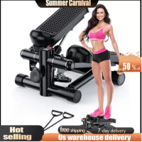 Steppers for Exercise, Mini Stair 330 lb Capacity, Workout Stepper Machine for Exercise, Mini Stepper with Resistance Bands