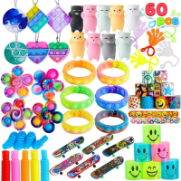GL Hot Sale Treasure Box Toys Goodie Bags Fillers untuk Kanak-Kanak Pek Mainan Sensori Fidget untuk