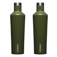 [COSCO代購4] 促銷到5月30號 W142656 CORKCICLE 不鏽鋼三層真空易口瓶 750毫升 X 2件組 橄欖綠 + 橄欖綠