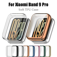 เคส TPU แบบนิ่ม สำหรับ For Xiaomi Mi band 9 Pro สมาร์ทวอทช์ ฟิล์มกันรอยหน้าจอป้องกัน อุปกรณ์เสริมกัน