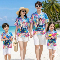 HD020 Hawaiian shirt, new pattern 2026 Songkran, youth style, can be worn by both men and women.Prem