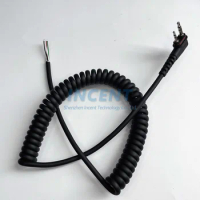 2pcs Speaker Microphone Cable Microphone Plug Cable for ICOM IC-A25N IC-A25E VHF Radio