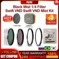 Nisi Black Mist 1/4 Filter Kits UV Filter ND 1-5 Stops Swift Lens Variable Adjustable Neutral Density 67mm 72mm 77mm 82mm 95mm
