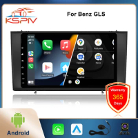 KSPIV 8Inch 64GB Android Car Radio Multimedia Player for Benz GLS Head Unit DSP Carplay Auto WIFI AM FM Bluetooth GPS Navigation