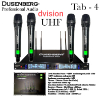 Mic wireless Dusenberg TAP-4 mic wireless 4 channel 4 mic pegang