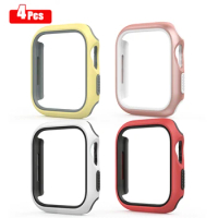 4pcs/3pcs TPU PC Cover For Apple Watch Series 4 5 6 SE 40MM 44MM Case Protector shell For iWatch 40MM 44MM Case No Glass Film