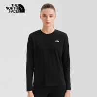 The North Face W FOUNDATION L/S - AP 女長袖上衣-黑-NF0A7QUIJK3