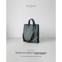 Artolouis Article No.11 - Grande Odyssey(V) - Top Handle with Detachable Strap Grey Nylon