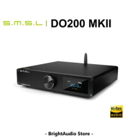 SMSL AO200 MKII HIFI Digital Power Amplifier MA5332MS AMP Bluetooth 5.0 XLR RCA USB Input with Remote Control For PC DAC TV DAP