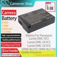 CameronSino Battery for Panasonic Lumix DMC-GF2 DMC-GF2CK DMC-GF2CS DMC-GF2CR fits Panasonic DMW-BLD10 Digital camera Batteries
