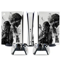 Last of us for PS5 digital skin sticker for PS5 digital pvc skins for ps5 digital vinyl skin stickers with 2 controllers skins