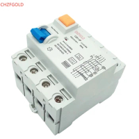 CHZFGOLD CZK6 RCCB 3-4P 16A 25A 32A 40A 63A 80A 100AResidual Current Circuit BreakerAC Hot Sale ELCB