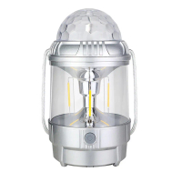 Summer new mini DJ disco party stage light colorful stage rotating light camping light super bright