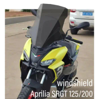 New Motorcycle Windshield Fit Aprilia SRGT 125 SRGT125 SRGT200 Wind Shield Protection For Aprilia SRGT125 SRGT200 SR GT 125 200