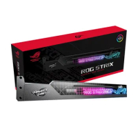 Graphics Card Bracket For ASUS ROG Strix RTX4090 3090 GPU Holder 3080 3070 3060 RGB VGA Support 3D Effect AURA SYNC PC Modding