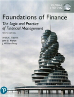 Foundations of Finance: The Logic and Practice of Financial Management 10/e Keown、Martin、Petty 2019 Pearson