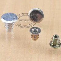 10pcs M3 M4 Tape spike nut Zinc alloy embedded nuts Hat counter furniture hardware link