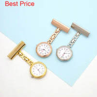 50Pcs/lot Portable Luminous Doctor Nurse Watch Creativity Hanging Medical Pocket Watch For Men Women Rose Gold Pocket Watch