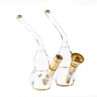 New Cigarette Tobacco Smoking Pipe Transparent Water Filter Pipe Water Bottle Filter Smoking Tobacco Pipe