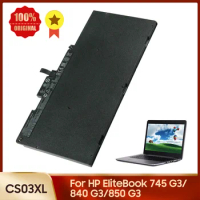 New Replacement Battery CS03XL For HP EliteBook 745 G3 850 G3 840 G3 Battery 3910mAh
