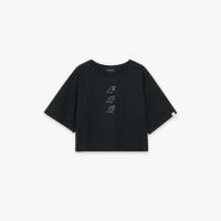 【agnes b.】sport b. 女裝 三隻恐龍Dino T恤(黑色)