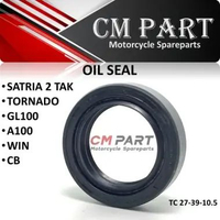 Seal Sil Shock Depan WIN GL100 CB TORNADO SATRIA 2 TAK A100 TC4 27x39x10.5 / 27 39 10.5 / 27 39 10.5