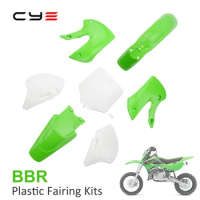Motorcycle Modified Parts KlX 110 Plastic Fairing Complete Body Cover Kit For KLX110 BBR Dirt Bike Accessories