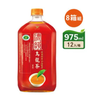 【統一】濃韻烏龍茶 975ml(12瓶/箱) 國家健康食品雙認證 8箱組