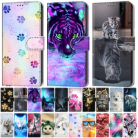 For Samsung Galaxy A12 case Magnetic Leather Cover On For Samsung A 12 A12 A125F SM-A125F Card Holder Flip Wallet Phone Fundas