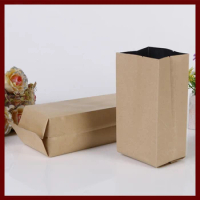 9*28+7cm 100pcs Kraft Paper Organ Bag For Gift/tea/candy/jewelry/bread Packaging Paper Food Bag Diy Jewelry Pack Display