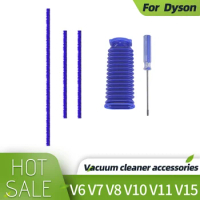 Replacement Accessories Parts Soft Plush Strips tube hose for Dyson V6 V7 V8 V10 V11 V15 Vacuum Cleaner Soft Roller brush Head